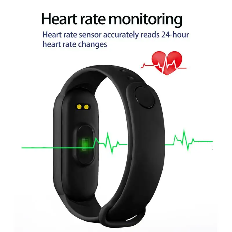M6 Smart Band IP67 Waterproof Sport Watch Men and Woman Blood Pressure Heart Rate Monitor Fitness Smart Bracelet For Android Ios - Image 5