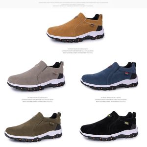 Large Size Men's Shoes Anti-Slip Wear Hiking Shoes Outdoor Low-Top Shoes Breathable Climbing Shoes Casual Sports Shoes