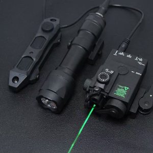 MINI-A2 PEQ15 Laser & IR Tactical Light - 20MM Picatinny Rail Mount, Red/Green Sight for M300/M600