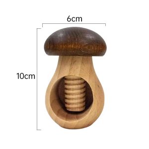 New Mushroom-Shaped Multifunctional Nutcracker: Adjustable Tongs for Walnuts, Pecans & More – Easy Home Kitchen Use