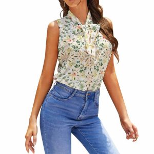 Summer Ladies Sleeveless Top
