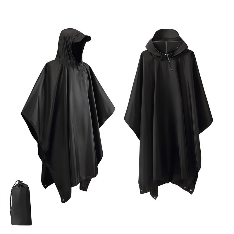 Waterproof Hooded Rain Coat/Poncho: Lightweight, for Outdoor Hiking/Fishing/Climbing (Unisex) - Image 7