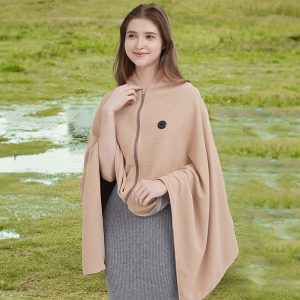 Portable USB electric blanket with 3 heat settings, machine washable design. Ideal for home, office, or travel use.