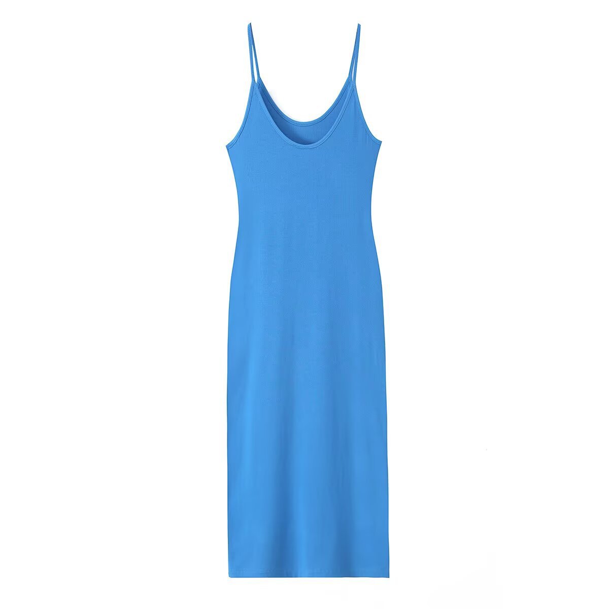 Hot girl knitted camisole wrapped buttocks long skirt - Image 3