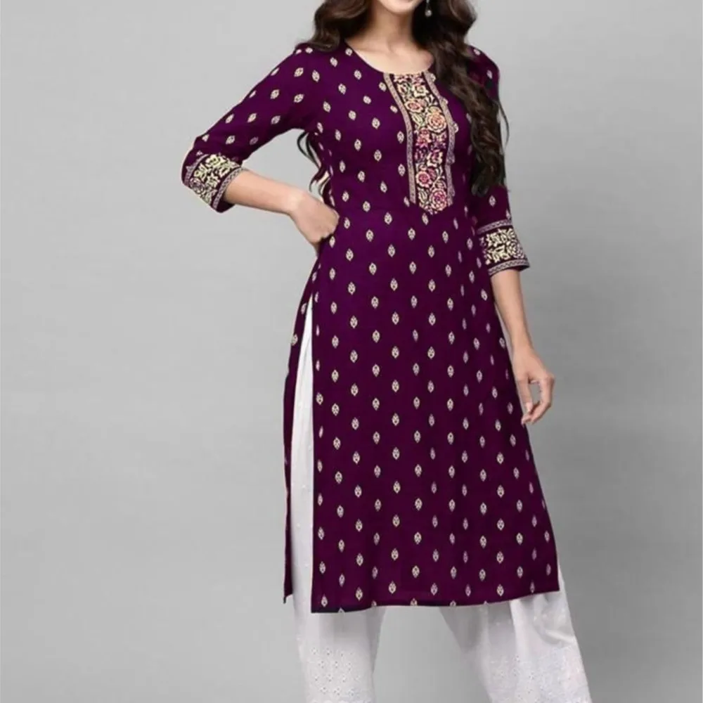Women's Kurt Fashionable And Elegant Long Sleeved Straight Tube Casual O-neck Peacock Pattern Kaftan Marroqui Mujer - Image 4