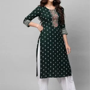 Women's Kurt Fashionable And Elegant Long Sleeved Straight Tube Casual O-neck Peacock Pattern Kaftan Marroqui Mujer